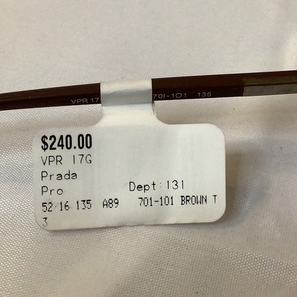 New Prada Pro Brown Glasses - Picture 3 of 5